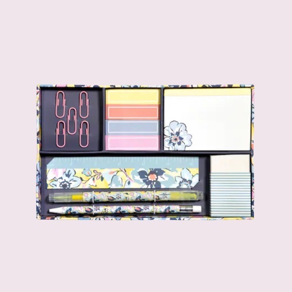Vera Bradley Sunny Garden Desk Supply Set - Picture 1 of 4